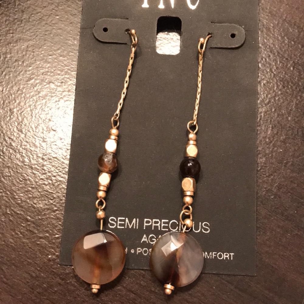 INC Agate earrings
